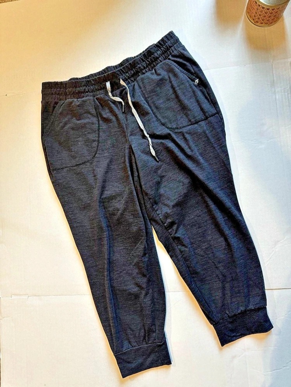 Torrid Happy Camper Charcoal Heather Jogger Lounge Pants Drawstring Pockets